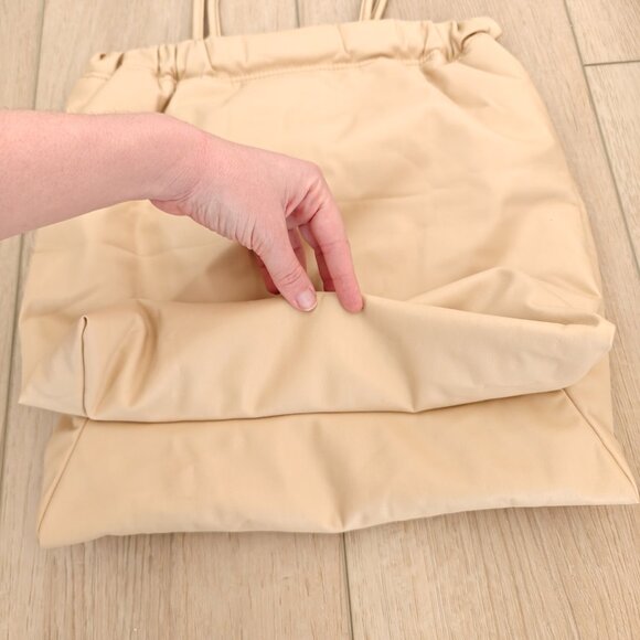 Zara Cream Large Shopper Tote Bag - Picture 9 of 12